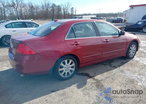 2007 Honda Accord 3.0 Ex из США, поврежденный, VIN 1HGCM66557A042497